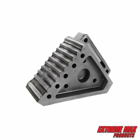 EXTREME MAX Extreme Max 5001.5772 Heavy-Duty Solid Rubber Wheel Chock with Handle 5001.5772
